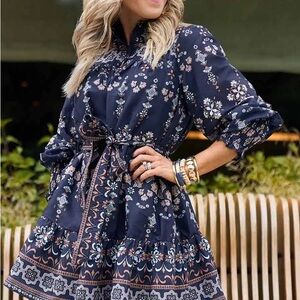 Avara Maevery Abstract Short Dress